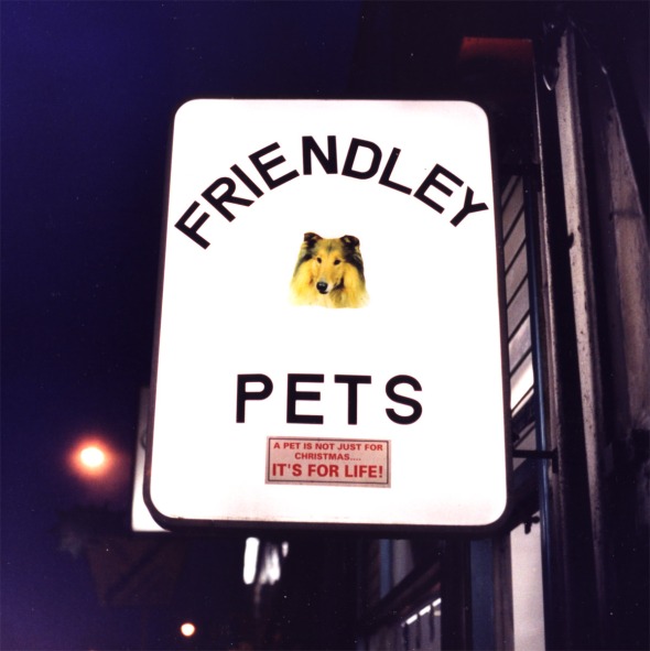 Pet shop sign, Brockley, 2003
