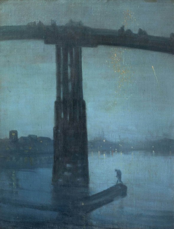 James McNeill Whistler: Nocturne: Blue and Gold (Old Battersea Bridge) 1872-5.